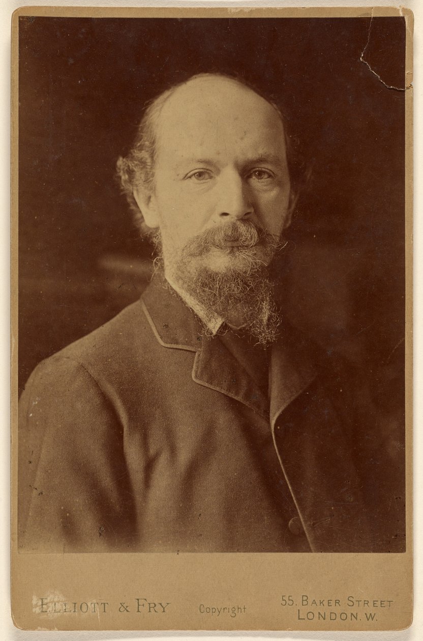 A[legernon] C[harles] Swinburne (1837 - 1909) od Elliott and Fry