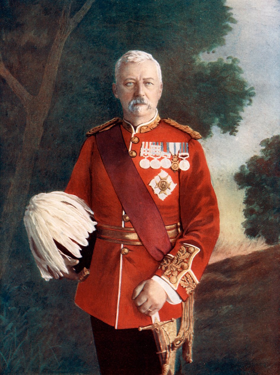 Generálporučík Sir Robert Low, 1900 od Elliott and Fry