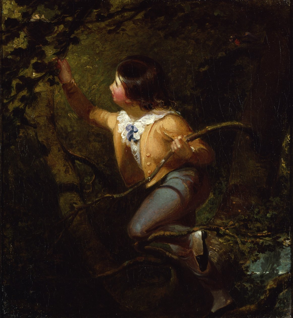Hnízdění ptáků od Emanuel Gottlieb Leutze