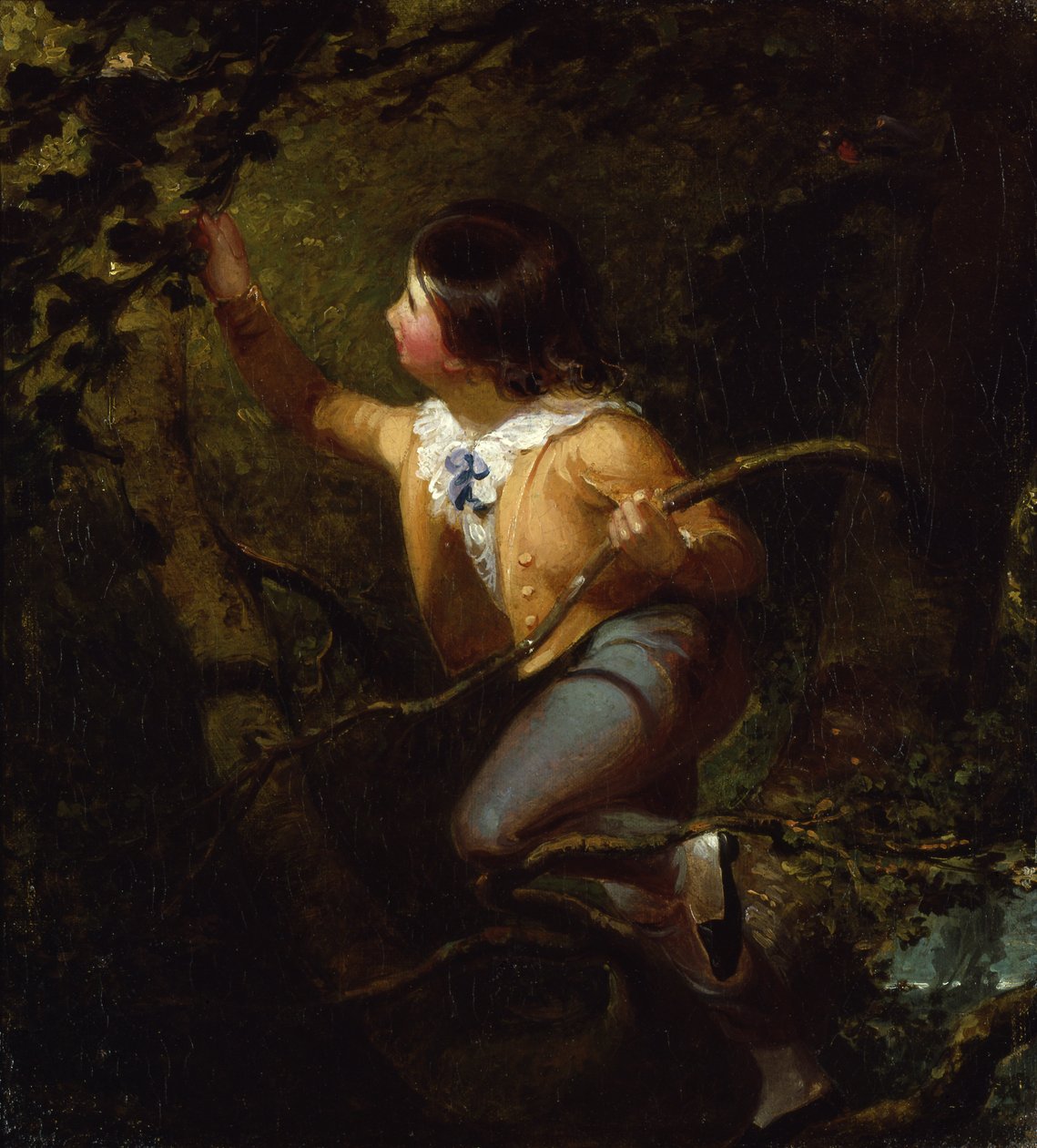 Hnízdění ptáků, 1837. od Emanuel Gottlieb Leutze
