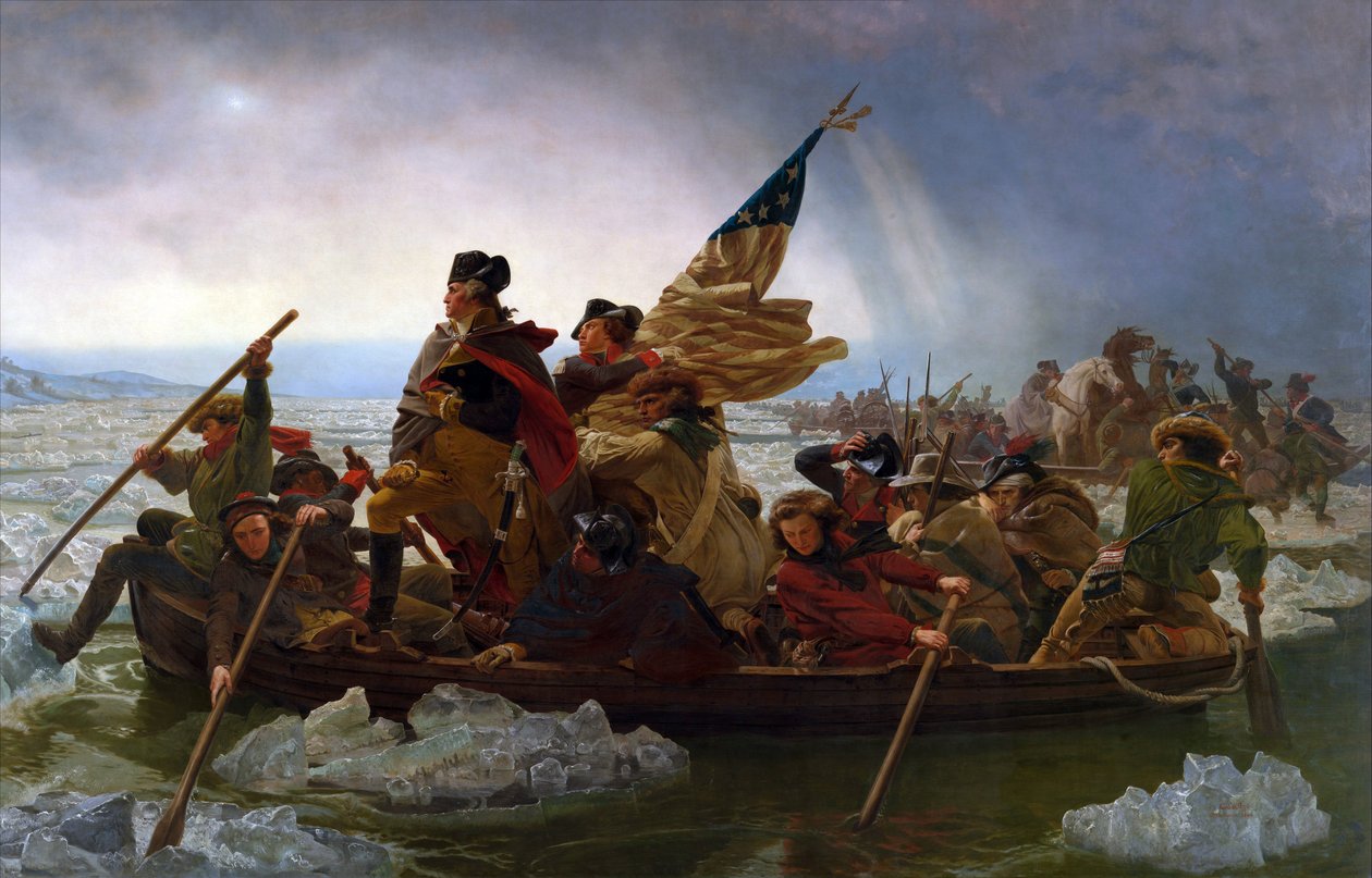 Washington Crossing the Delaware od Emanuel Leutze