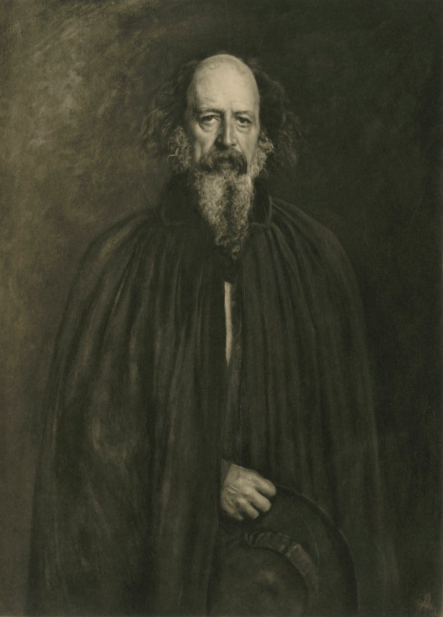 Alfred Lord Tennyson, 1881, 1908. od Emery Walker