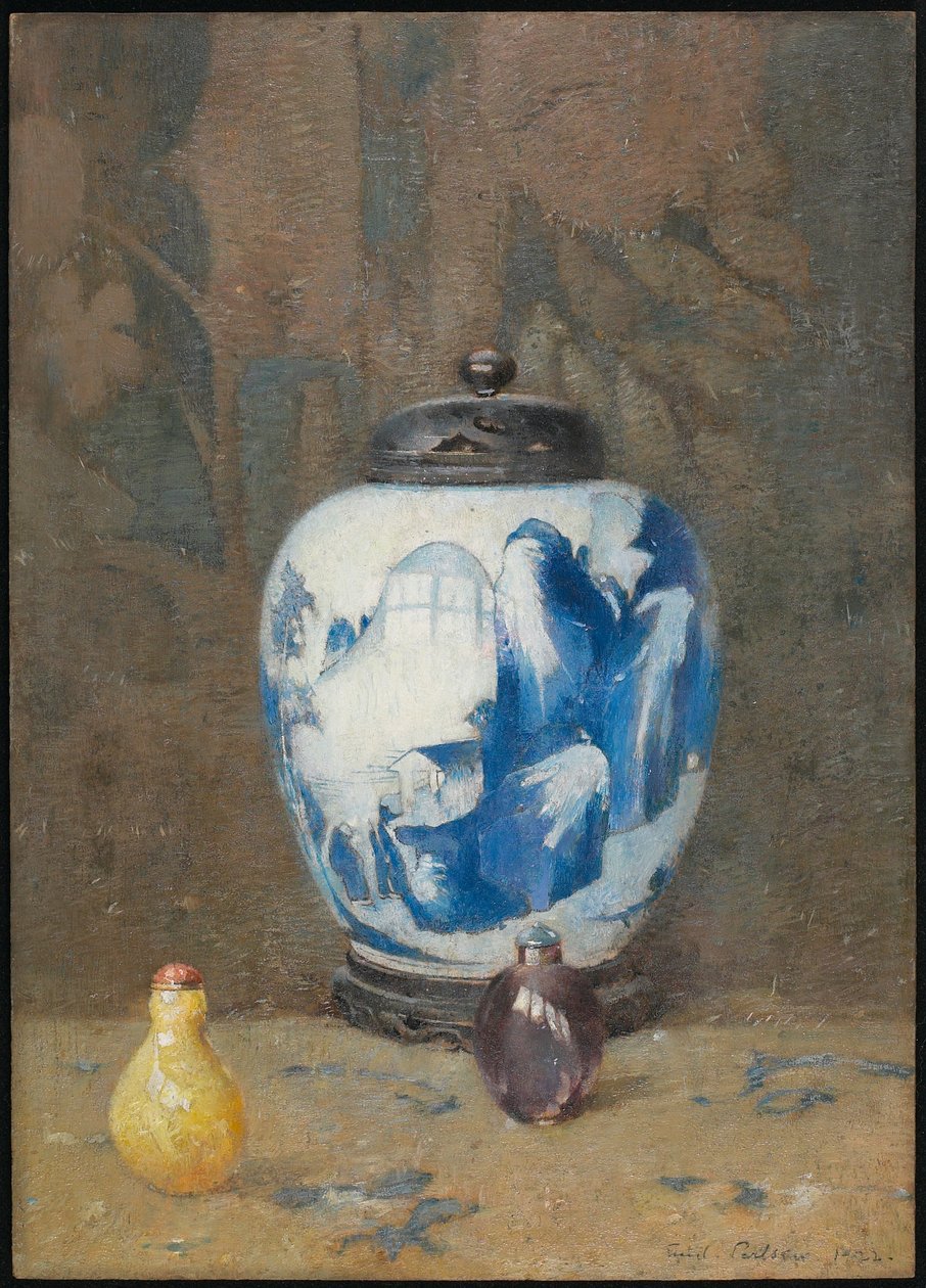 Zátiší, čínská váza, 1922 od Emil Carlsen