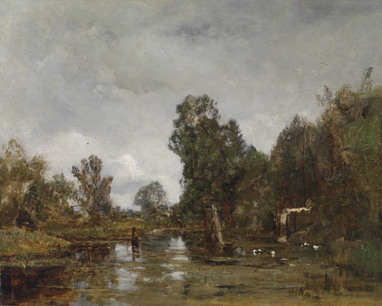 Motiv vídeňského Pratera (Krieau) od Emil Jakob Schindler