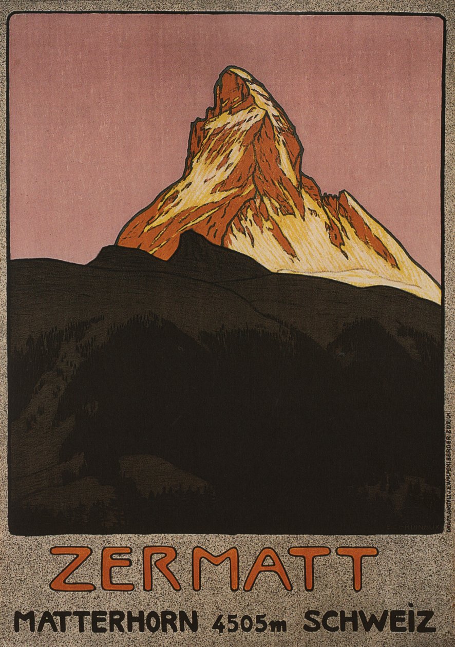 Zermatt, 1908 od Emil Cardinaux