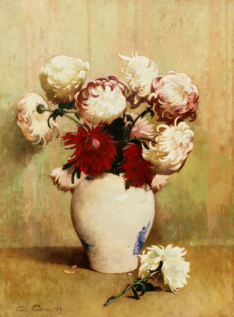 Chryzantémy od Emil Carlsen