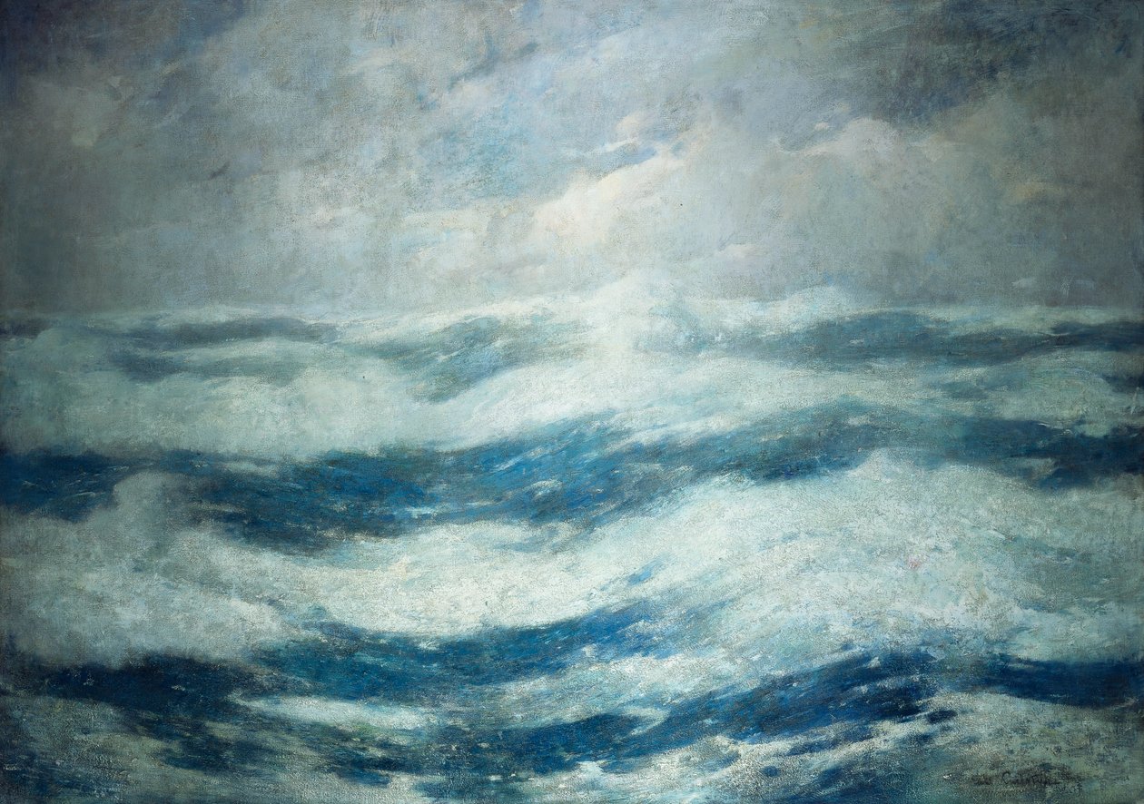 Nebe a oceán od Emil Carlsen