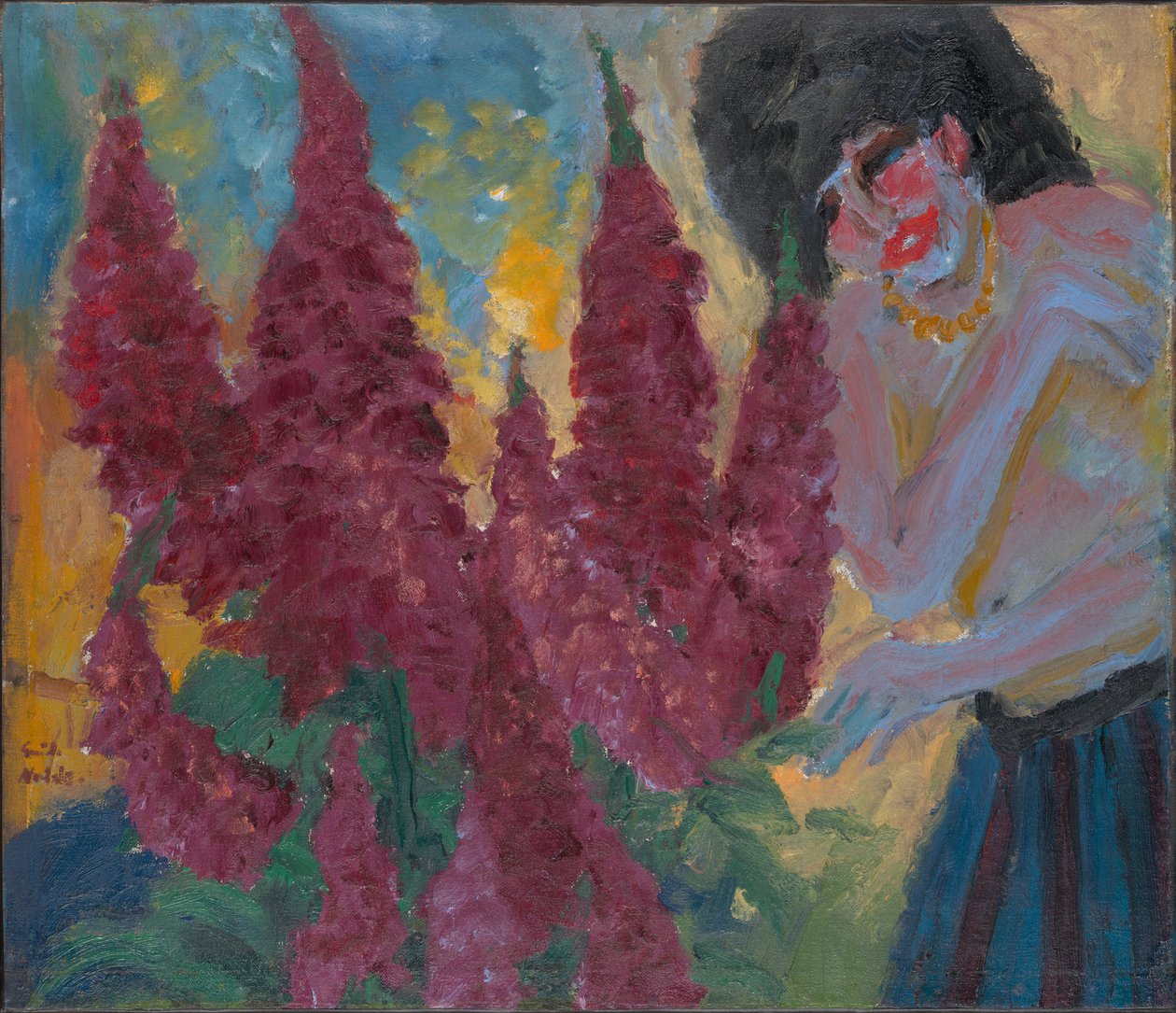 Ráno v Květné zahradě od Emil Nolde