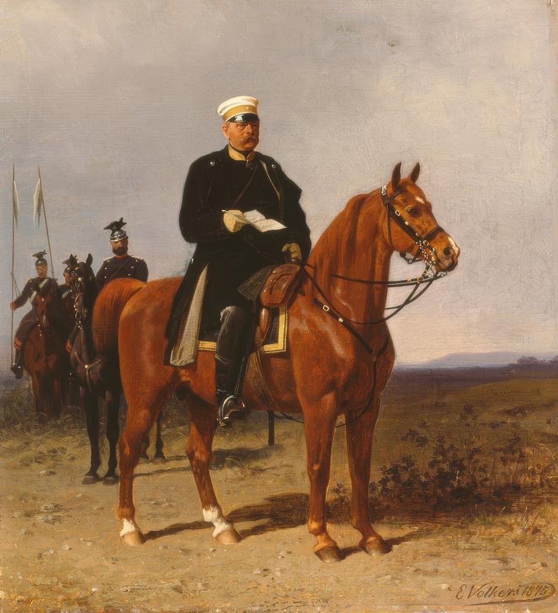 Bismarck na koni od Emil Volkers