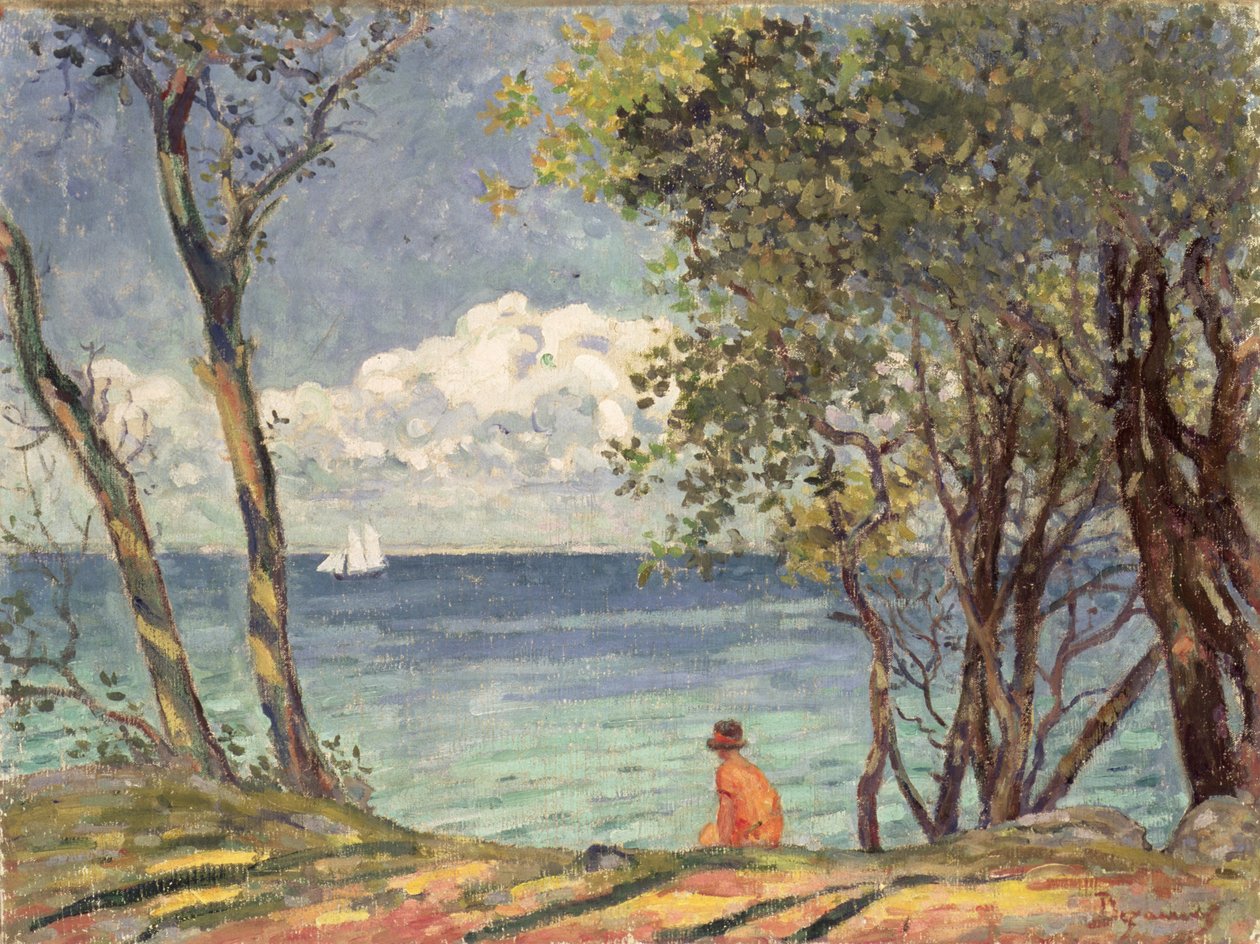 Vedle vody, 1920 od Emile Alfred Dezaunay