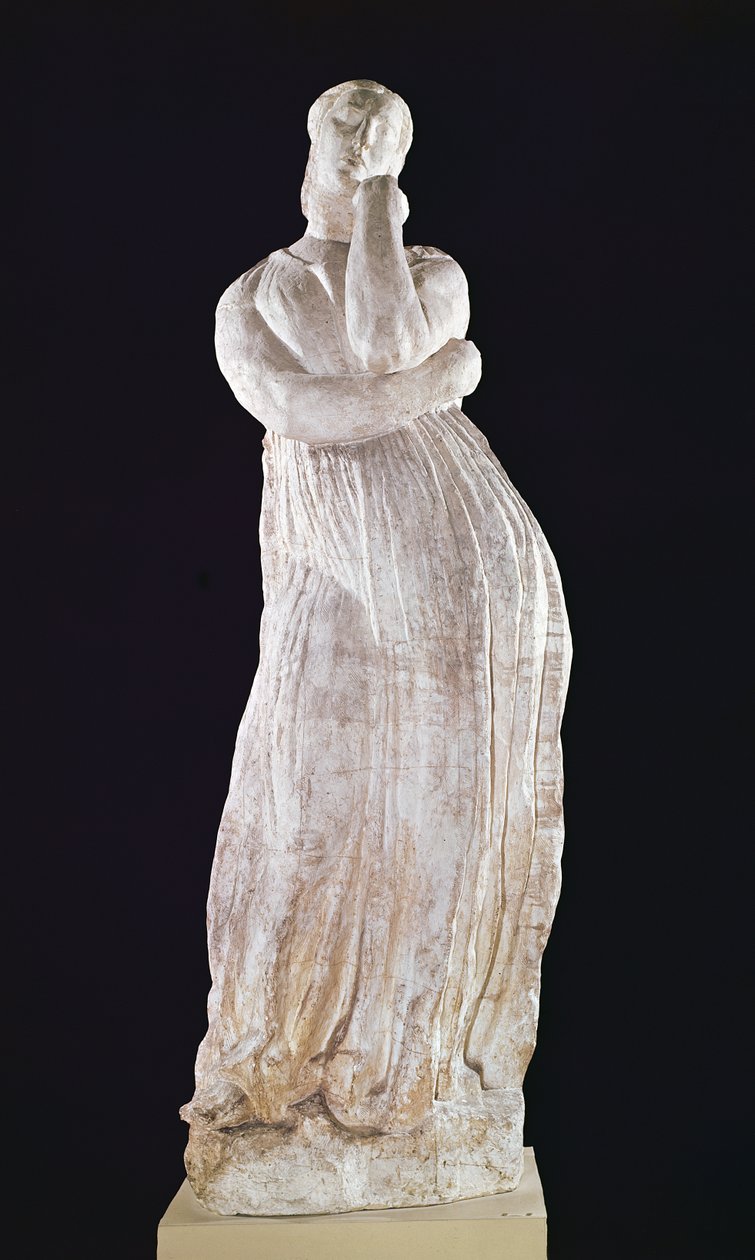 Penelope, odlitý pro bronzovou sochu vyrobenou v roce 1907 (sádra) od Emile Antoine Bourdelle
