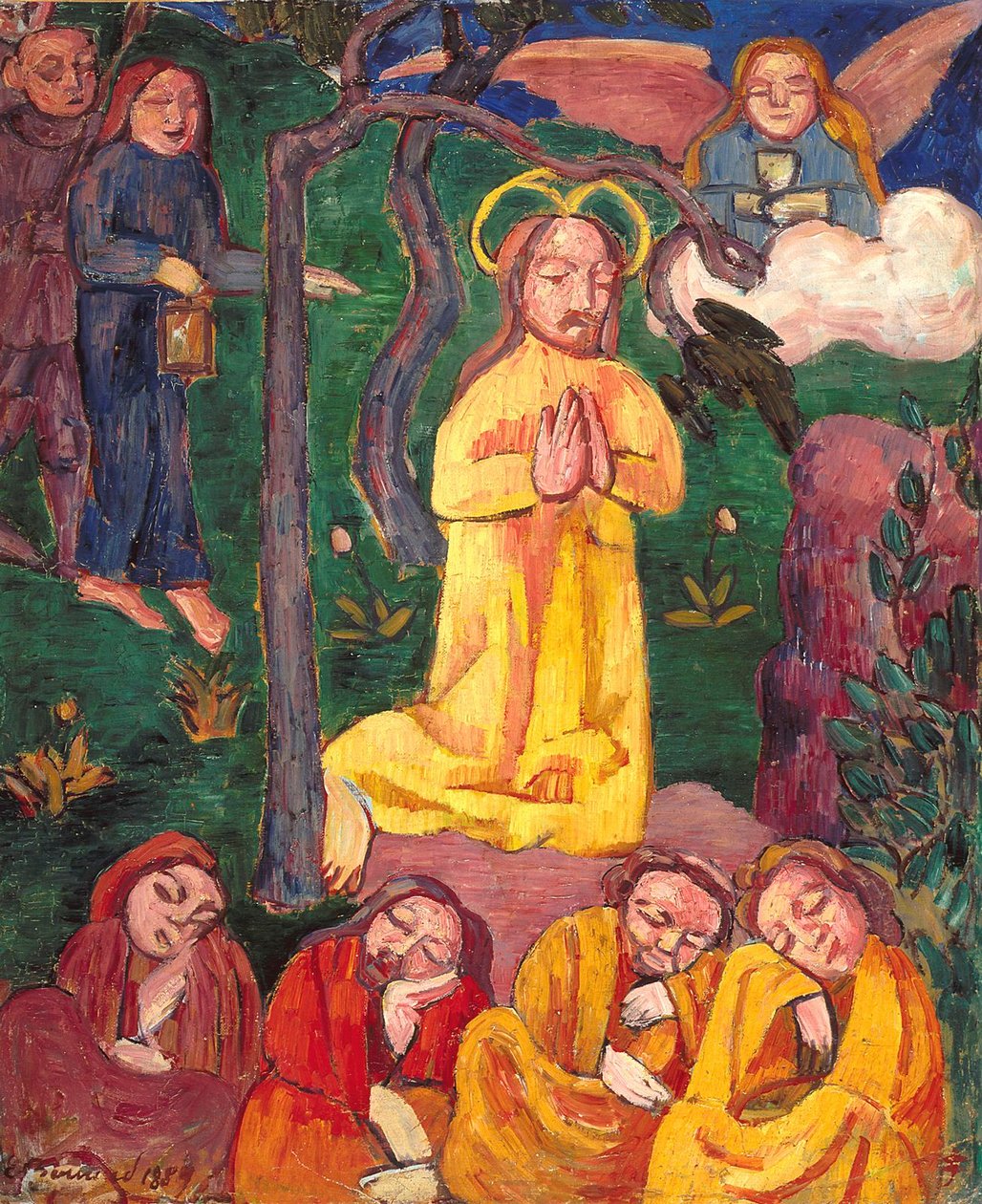 Žlutý Christne od Emile Bernard
