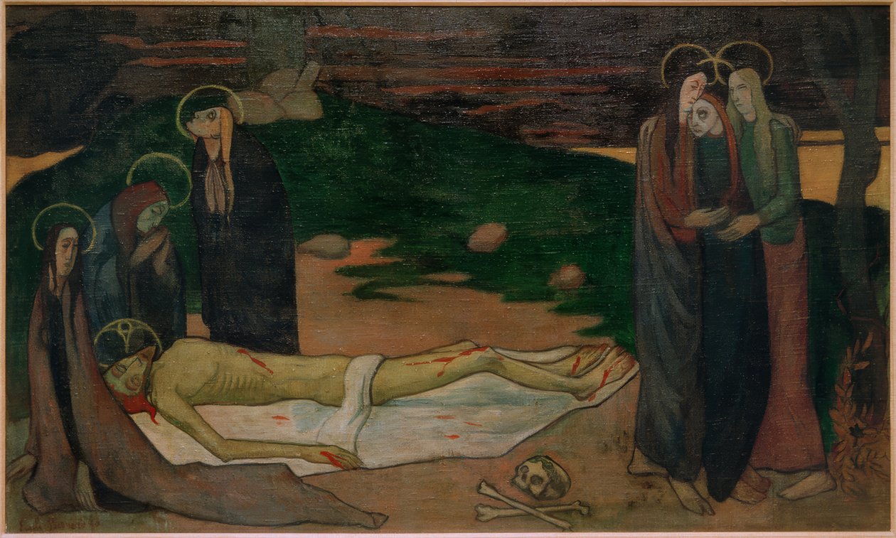 Oplakávání Krista od Emile Bernard