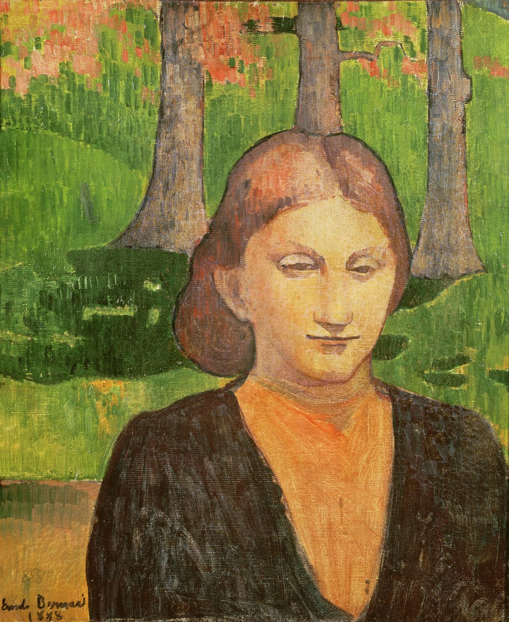 Portrét mé sestry Madeleine, 1888 od Emile Bernard