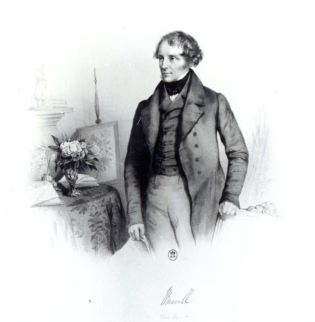 Portrét lorda Johna Russella (1792-1878) od Emile Desmaisons