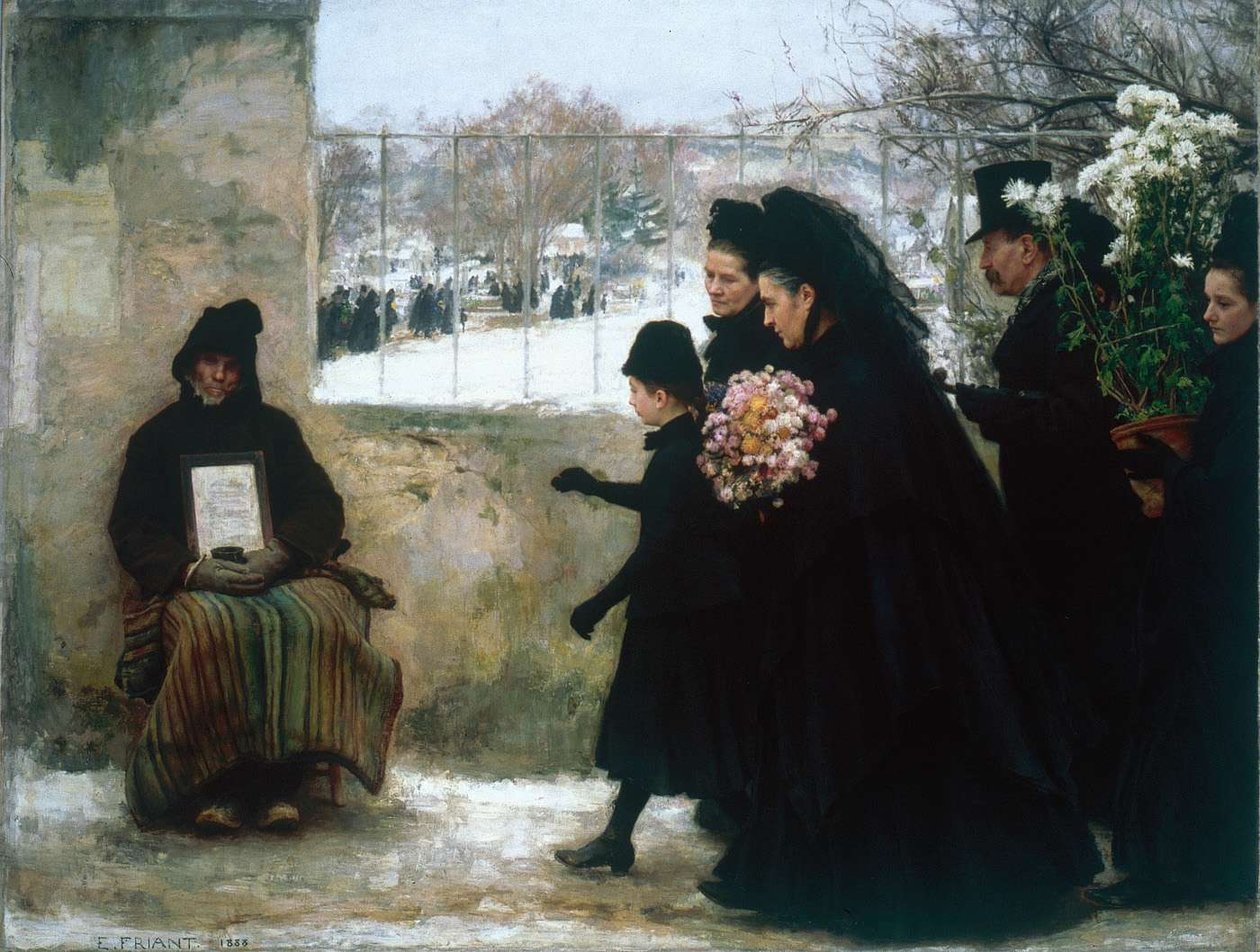Anglicky: All Saints Dayn: n od Emile Friant
