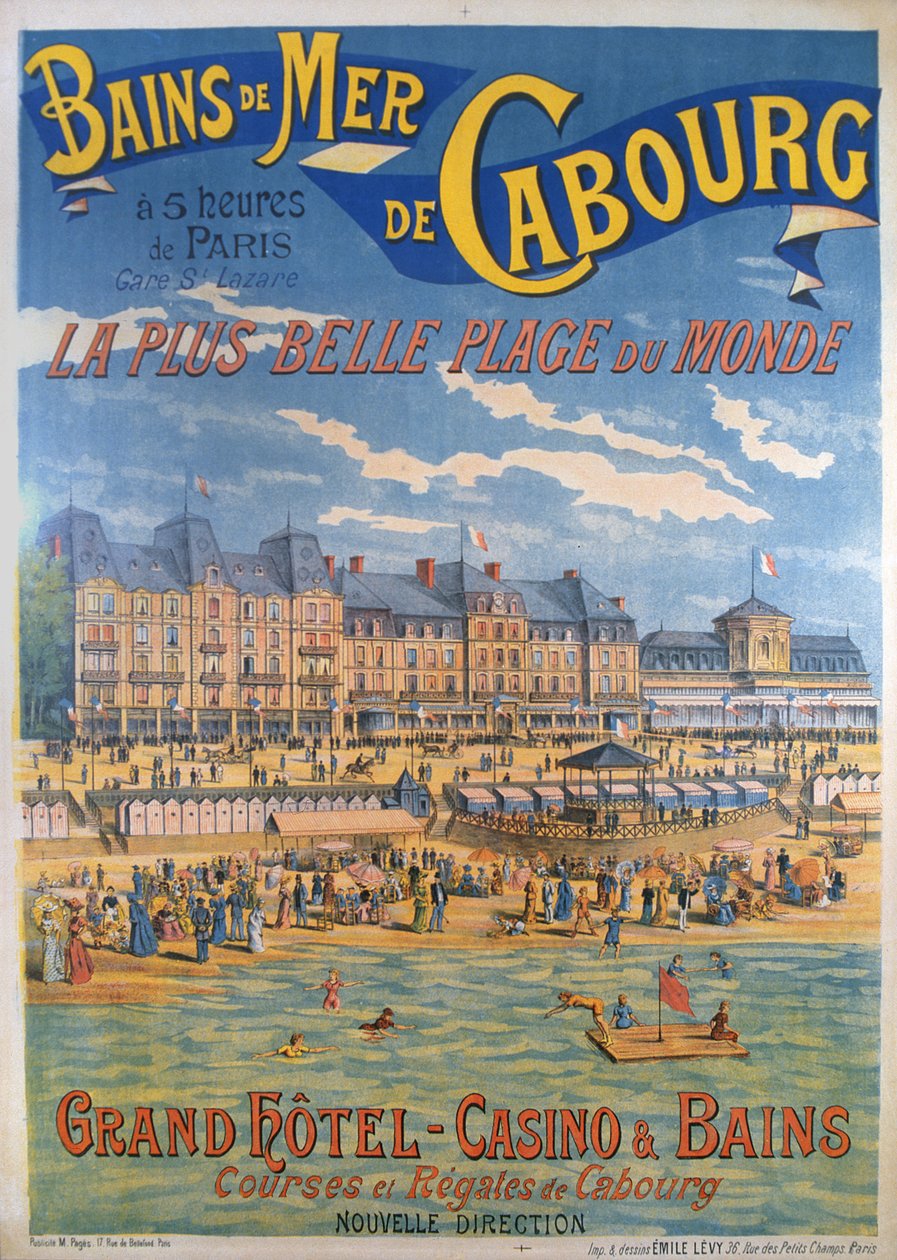 Plakát Cabourg od Emile Levy