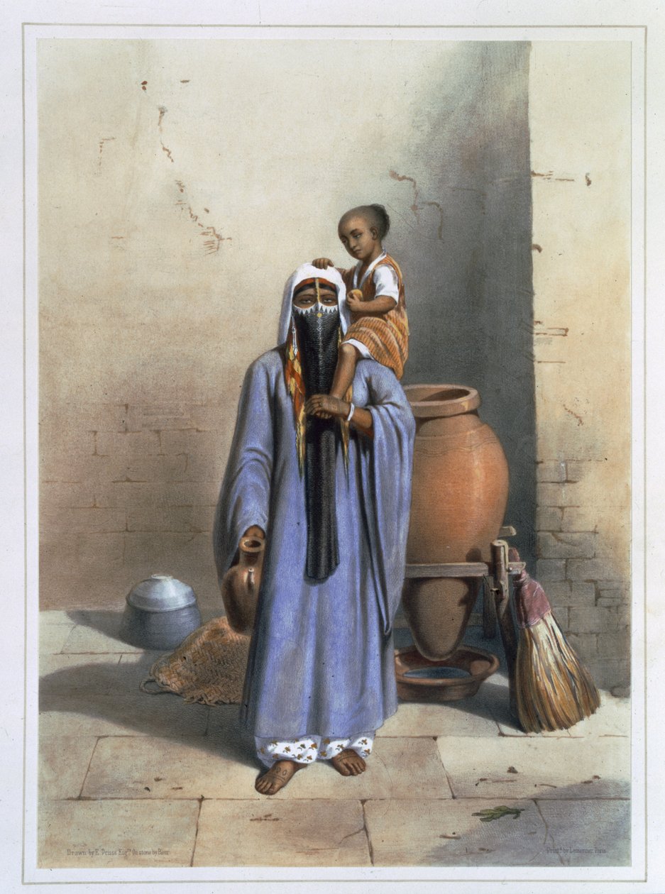 Fellah Woman and Child, ilustrace z 