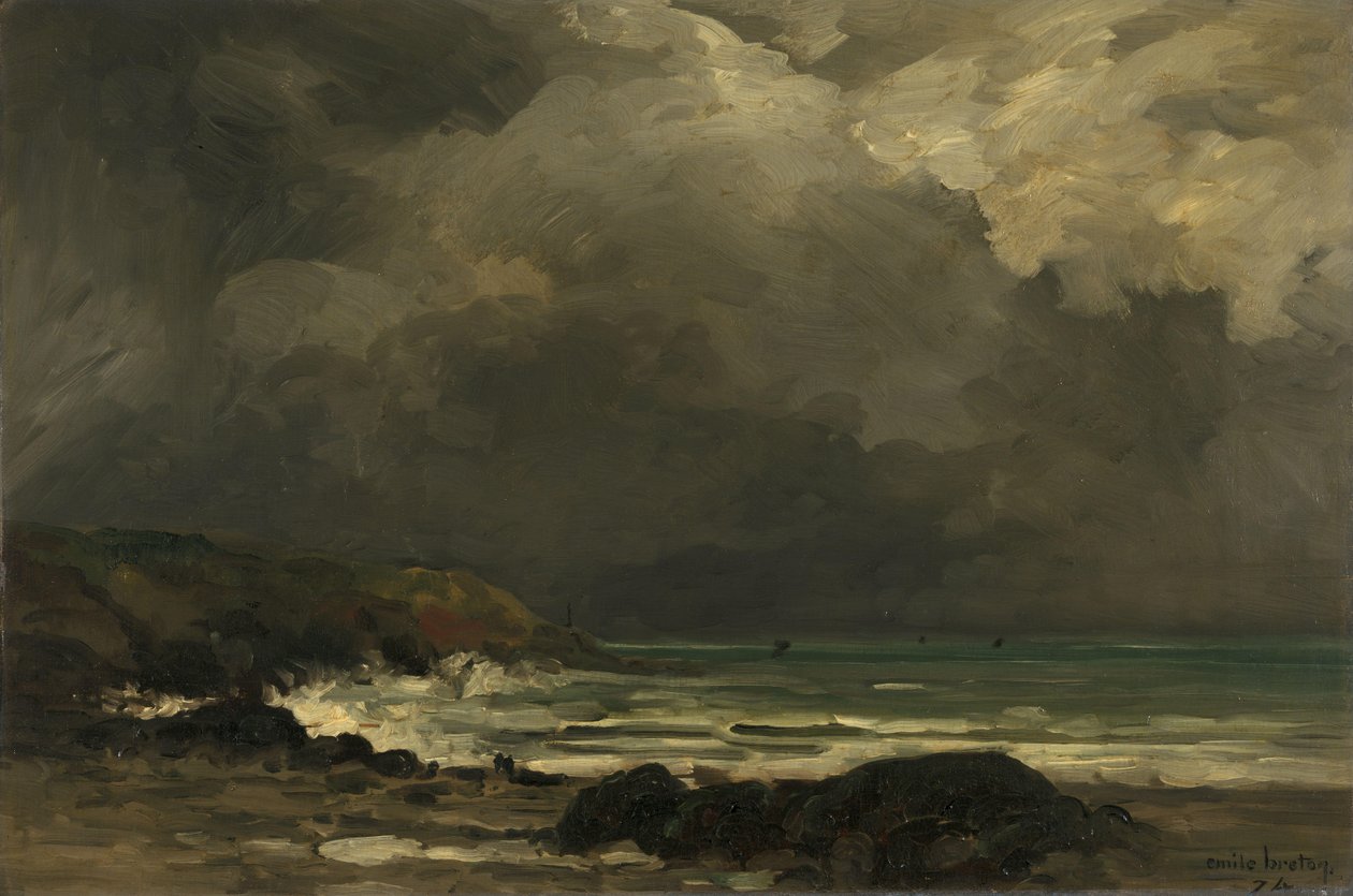 The Breakers od Emile Adelard Breton