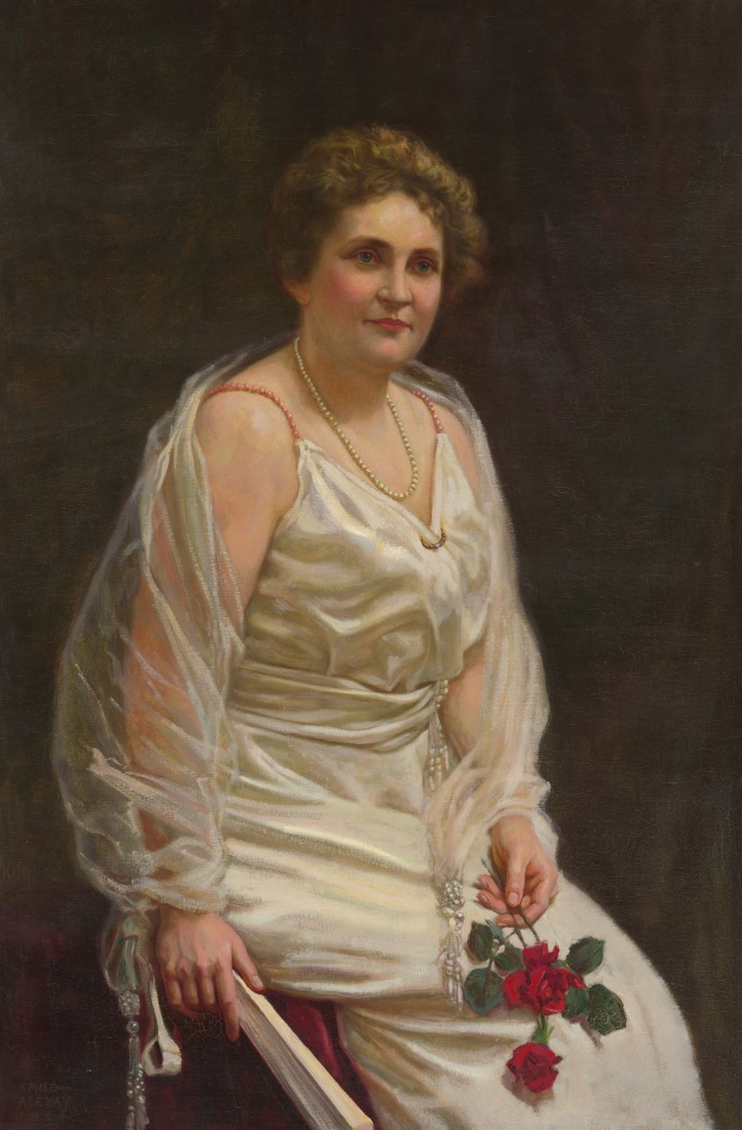 Edith Bolling Galt Wilson, 1924. od Emile Alexay