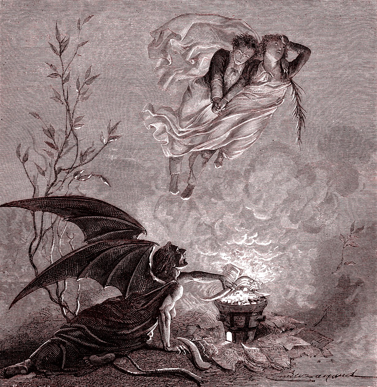 Sebevražda. 1834 (rytina) od Emile Antoine Bayard