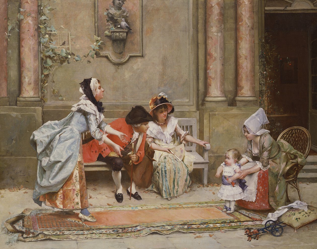 První kroky od Emile August Pinchart