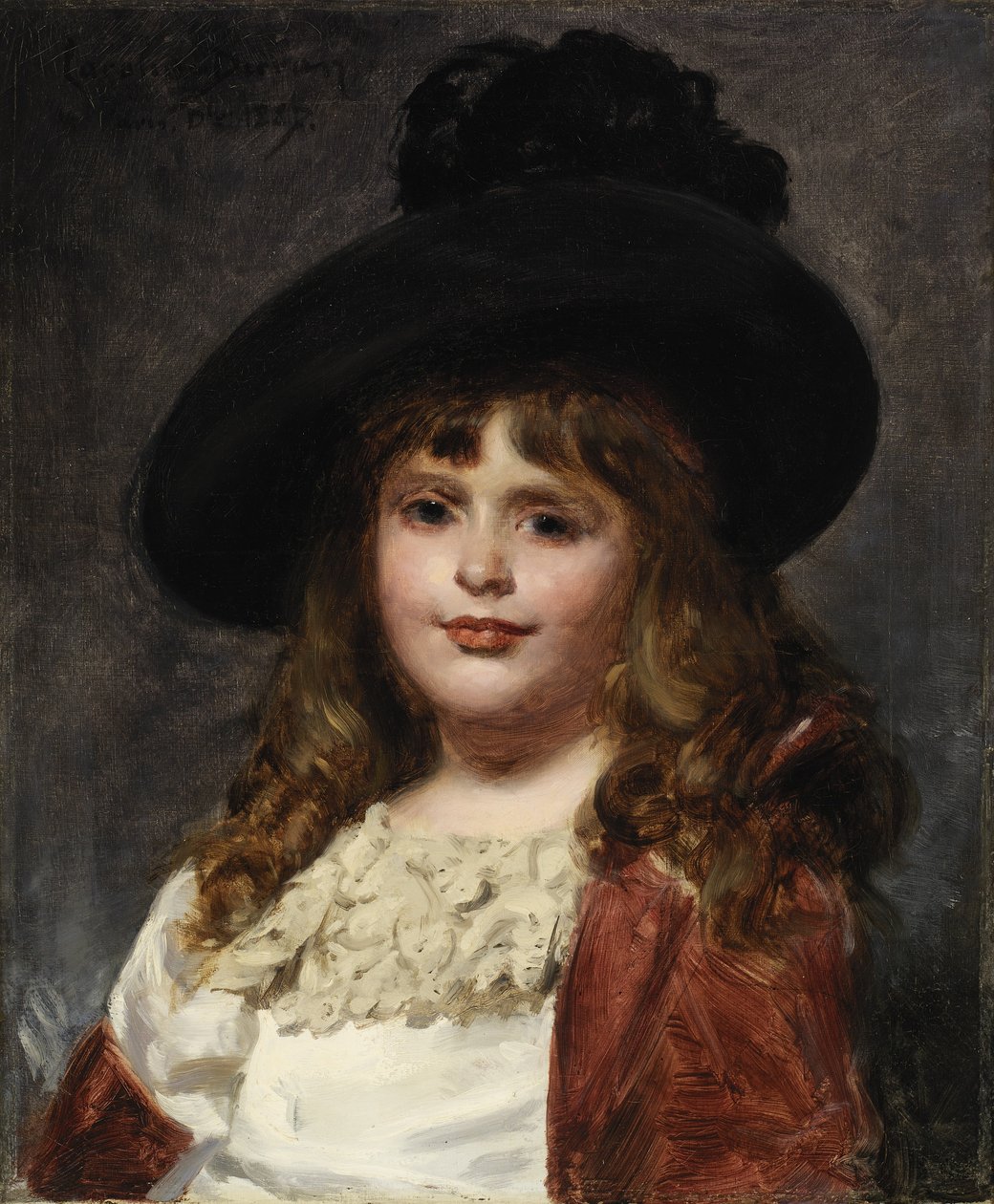 Laura v sedmi od Emile Auguste Carolus Duran