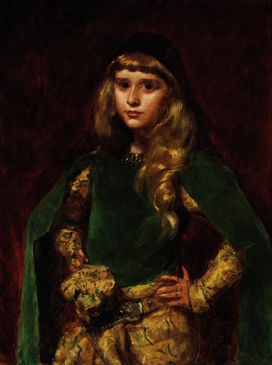 Natalie v deseti letech od Emile Auguste Carolus Duran