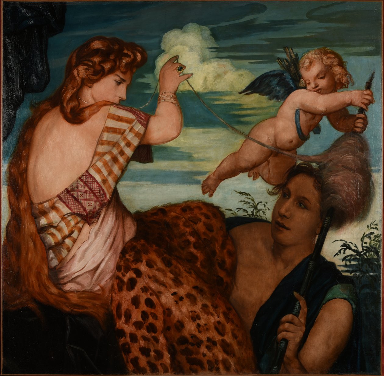 Herkules a Omfalé od Emile Bernard