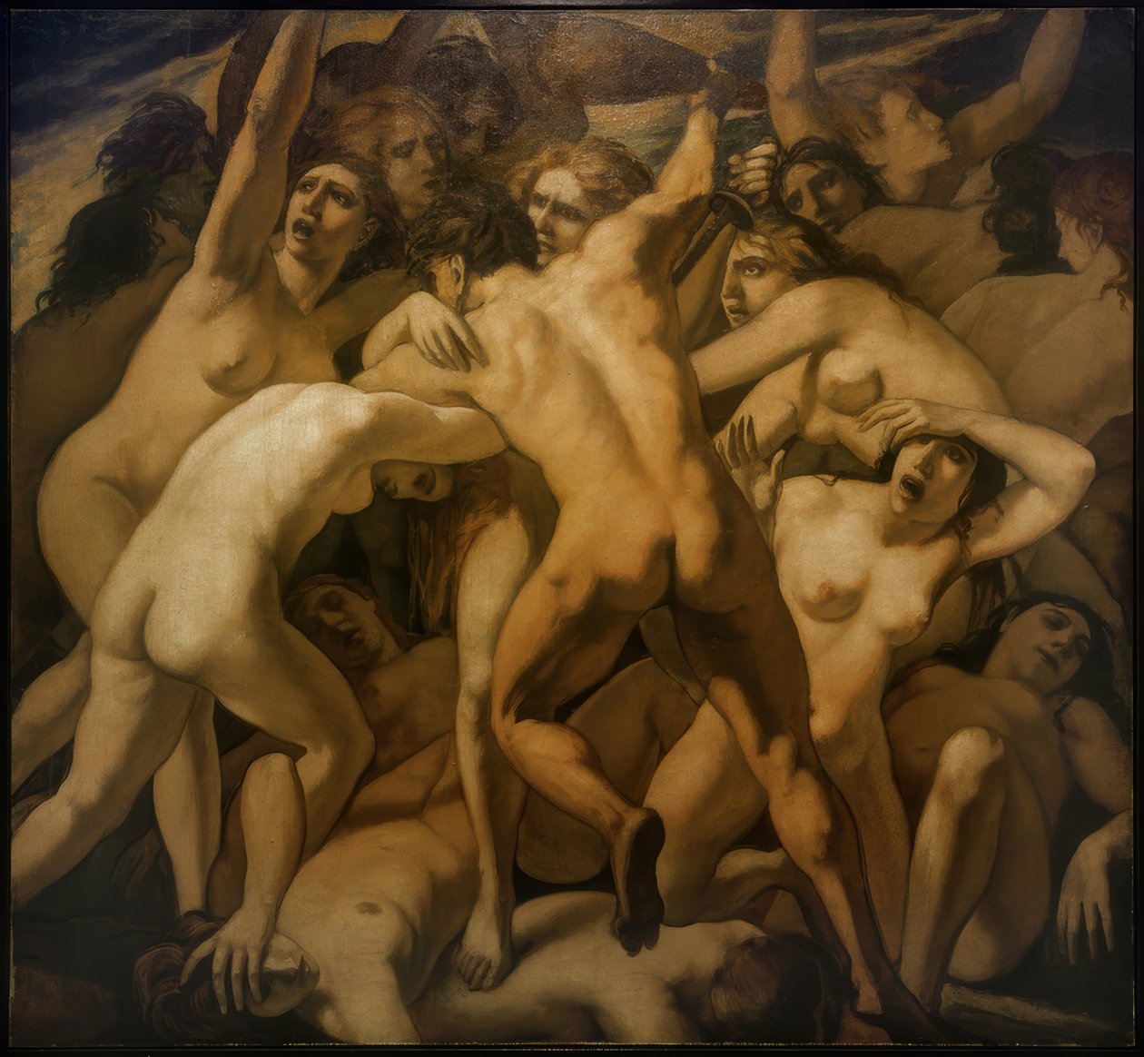 Boj muže proti ženě od Emile Bernard