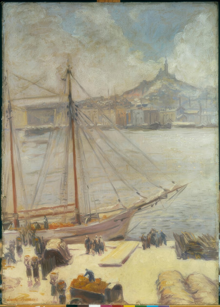 Marseille, nábřeží od Emile Bernard