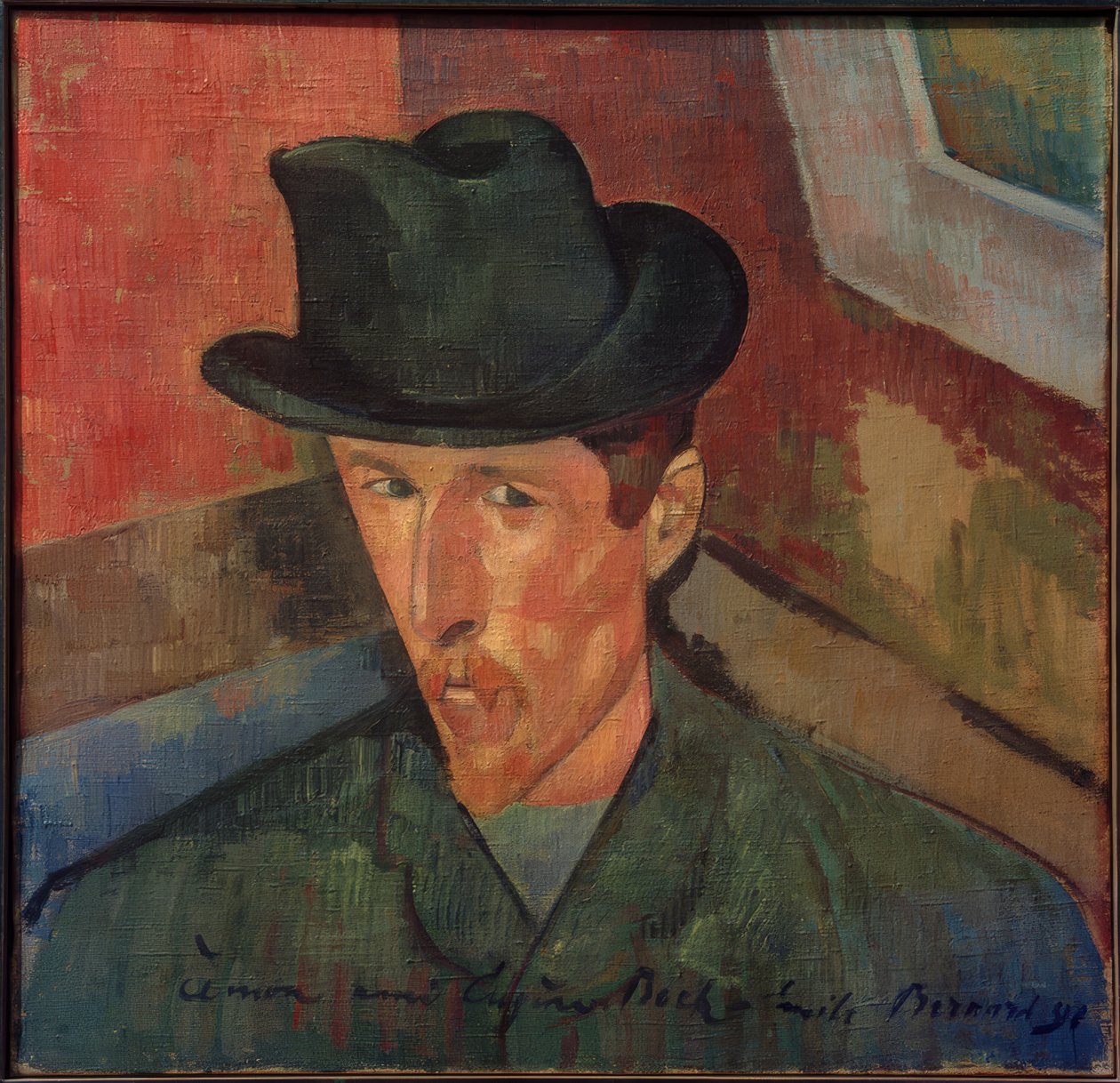 Portrét Eugèna Bocha od Emile Bernard