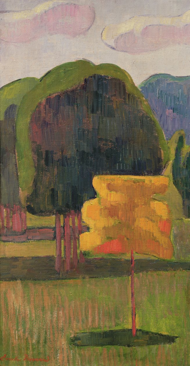 Žlutý strom, 1888 od Emile Bernard