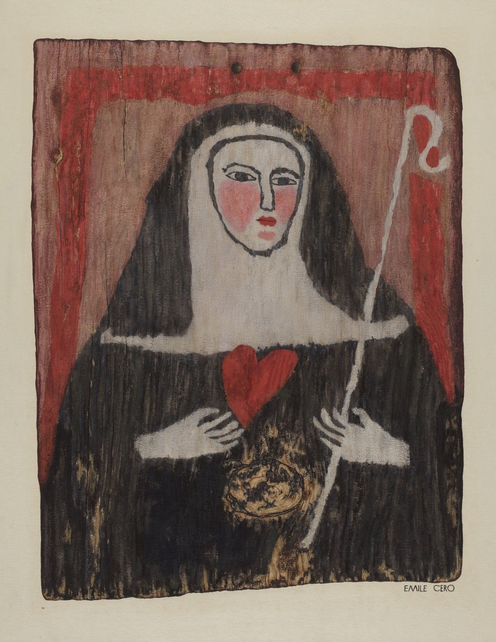 Svatý oltářní obraz, c. 1939. od Emile Cero