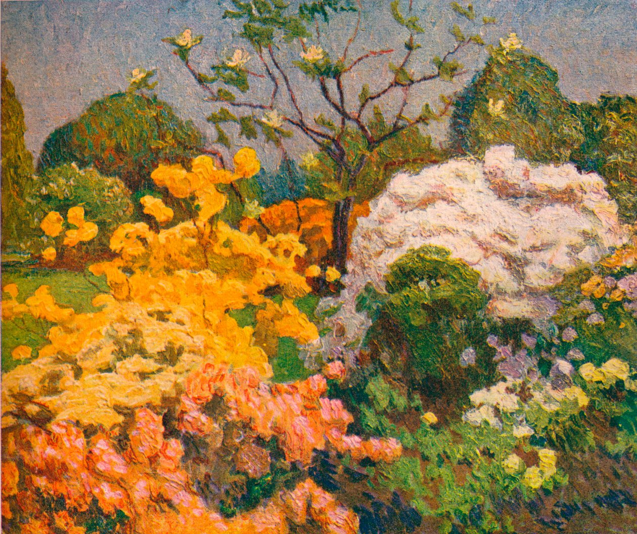 Azalky, Kew Gardens, c1914 od Emile Claus