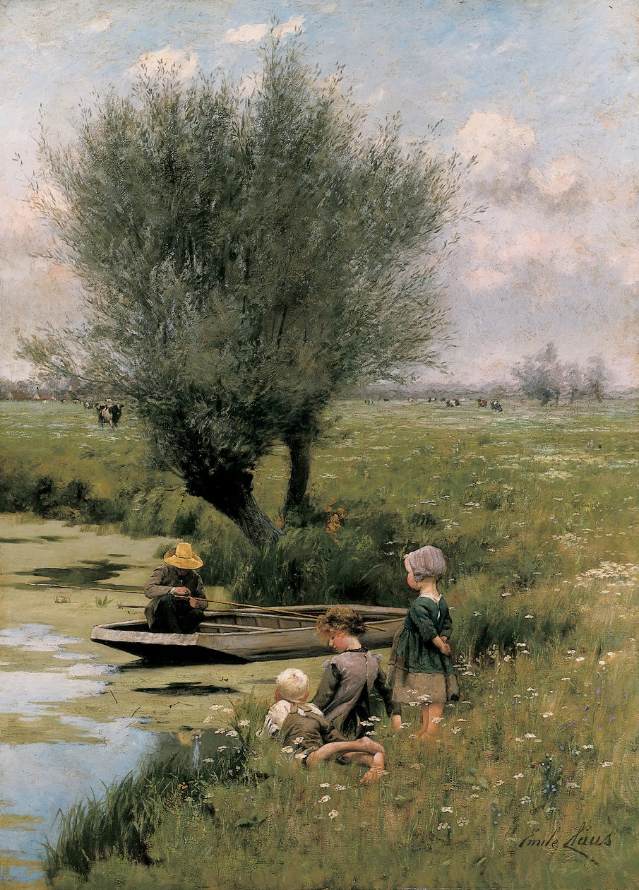U řeky od Emile Claus