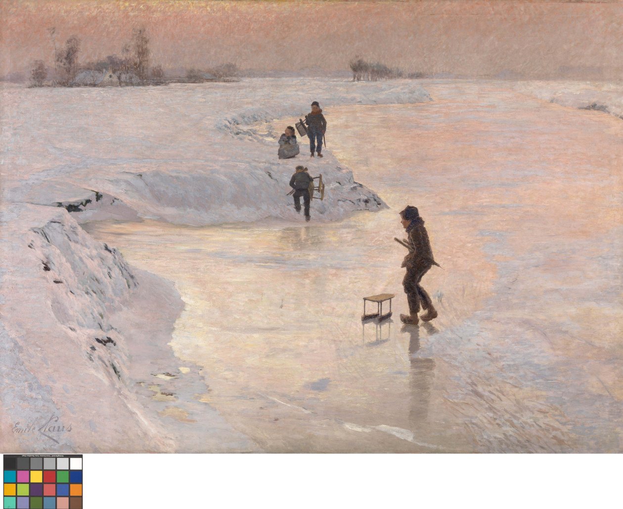 Italština: The Skaters od Emile Claus