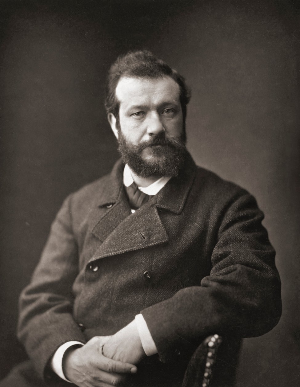 Félix Henri Bracquemond. Portrét. od Emile Courtin