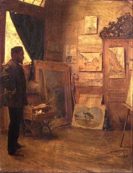 Ve studiu od Emile Friant