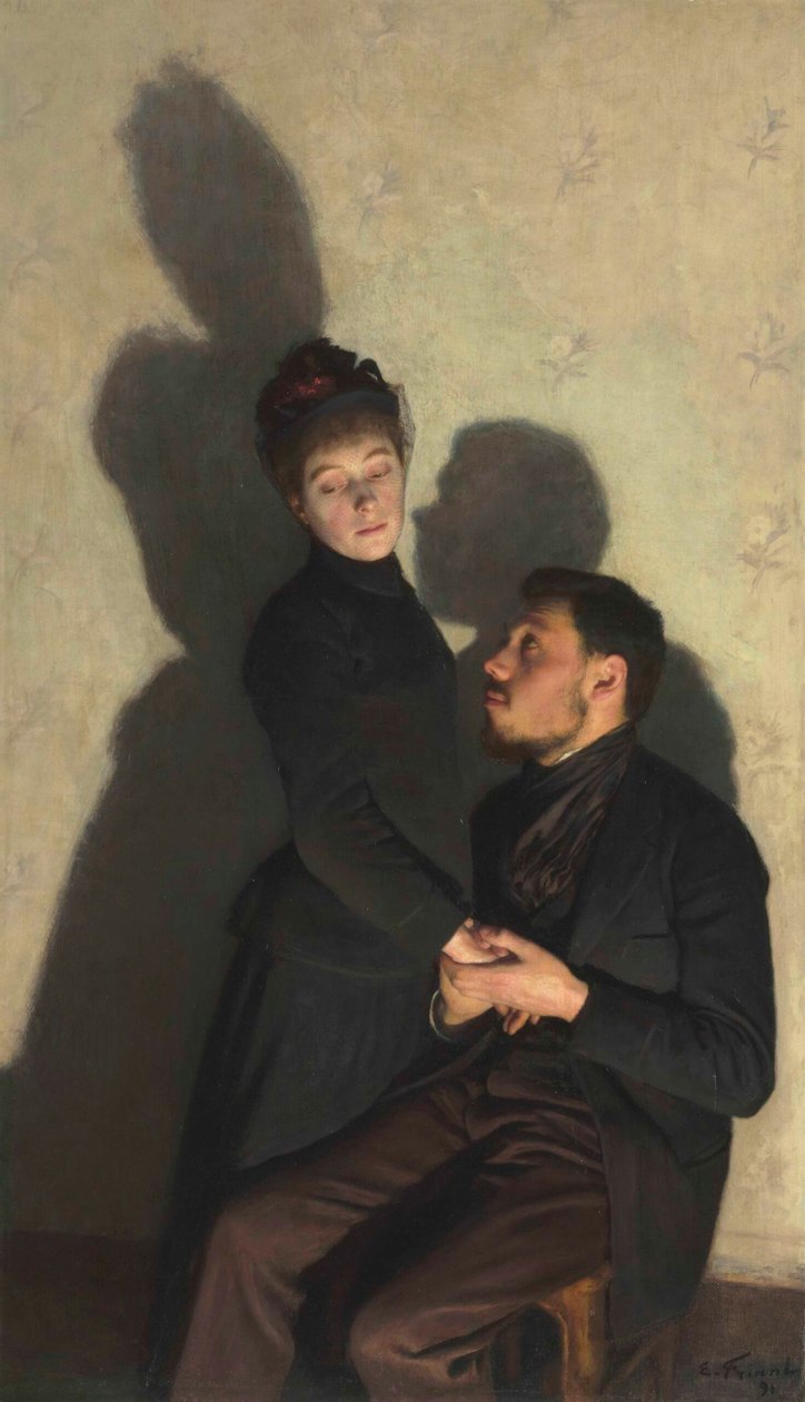 Vrhané stíny, 1891. od Emile Friant