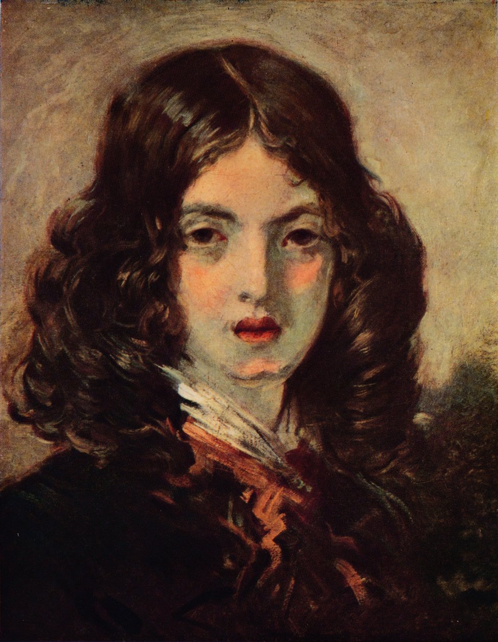 Malý červený žebrák, c1843, 1939 od Emile Isidore Deroy