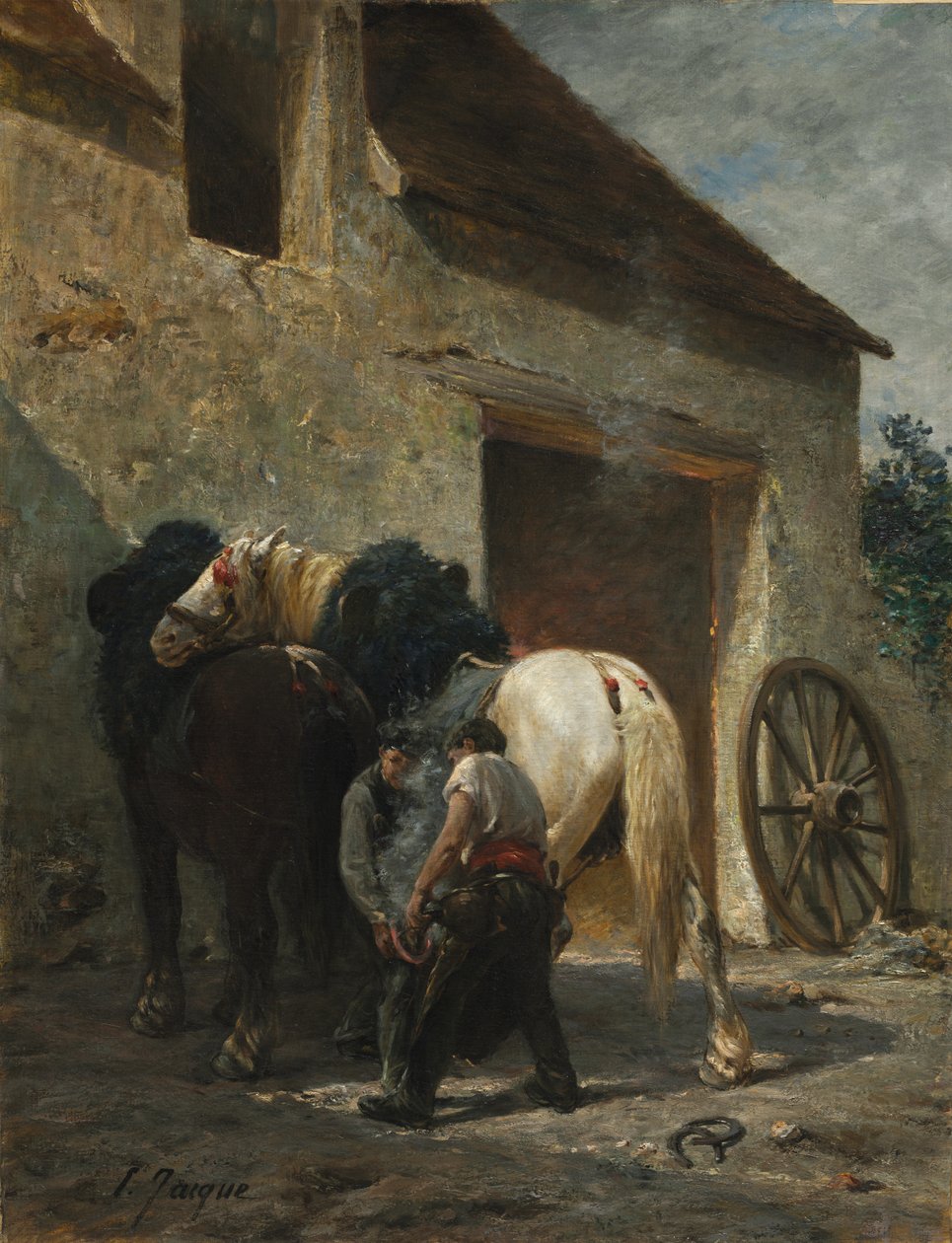 Kováři, po roce 1887. od Émile Jacque