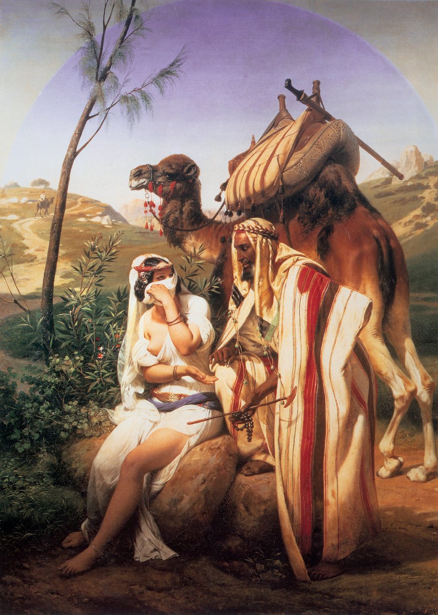 Juda a Támar, 1840. od Emile Jean Horace Vernet