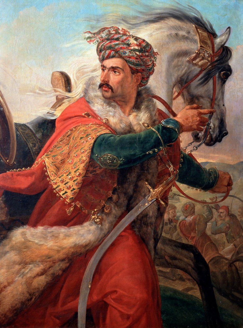Mameluke, konec 30. let 19. století. od Emile Jean Horace Vernet