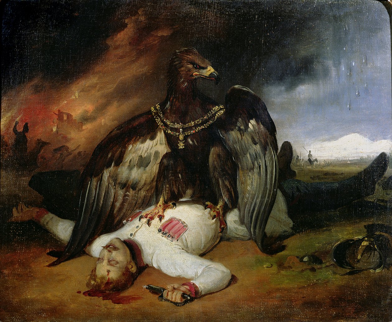 Polský Prometheus, 1831 od Emile Jean Horace Vernet