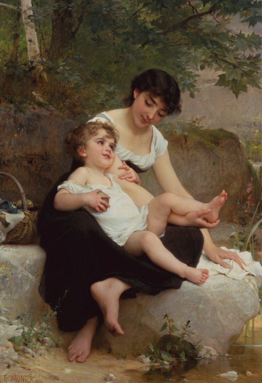 Matka a dítě od Emile Munier