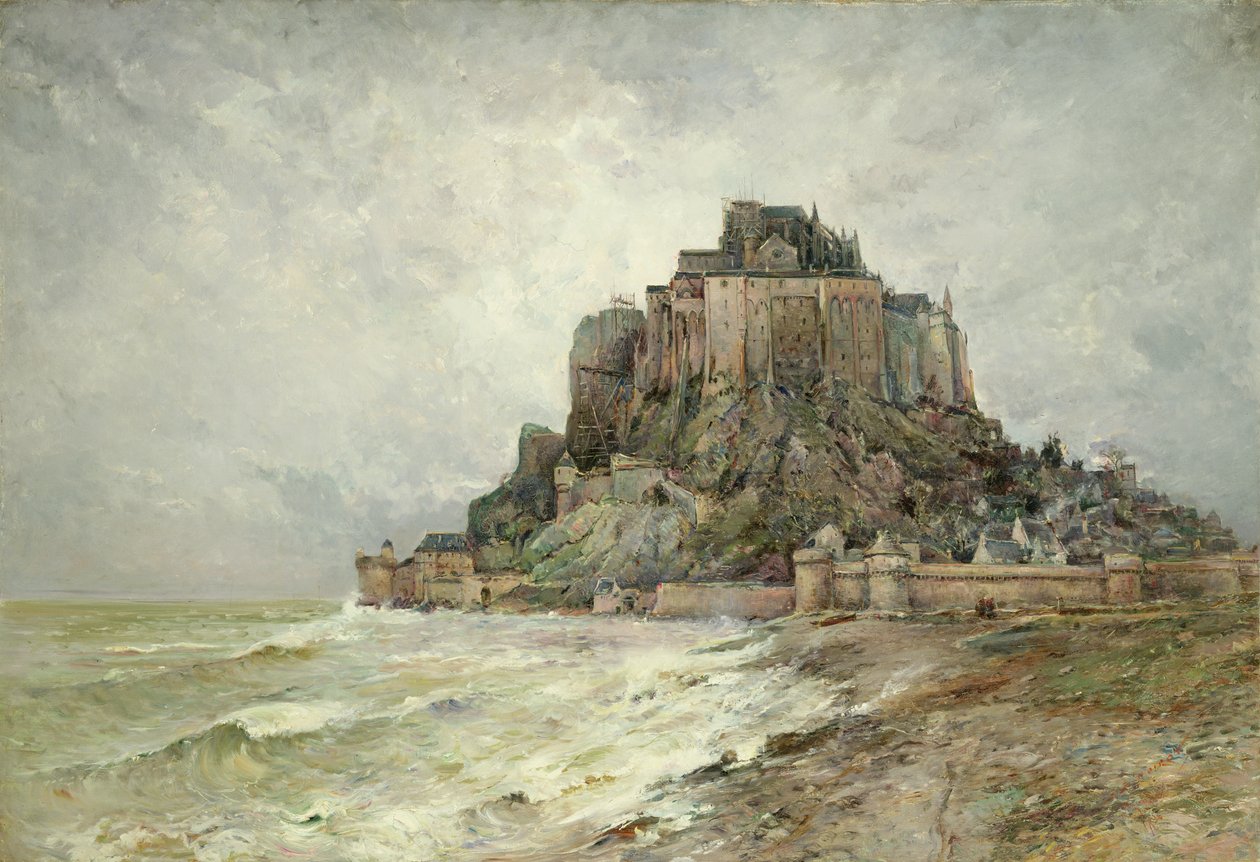 Mont Saint-Michel, 1896 od Emile Noirot