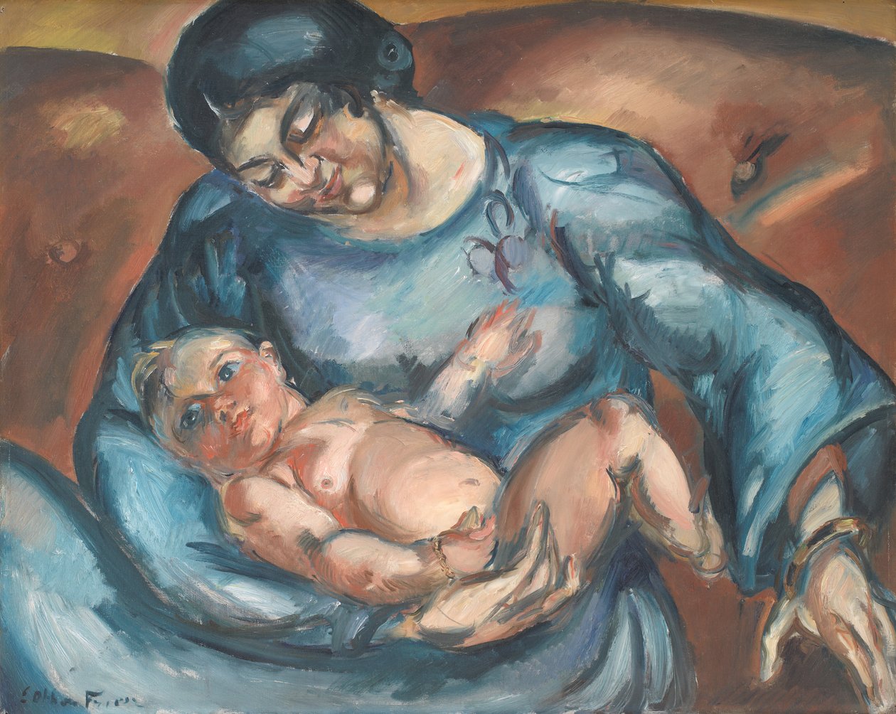 Mateřská láska od Emile Othon Friesz