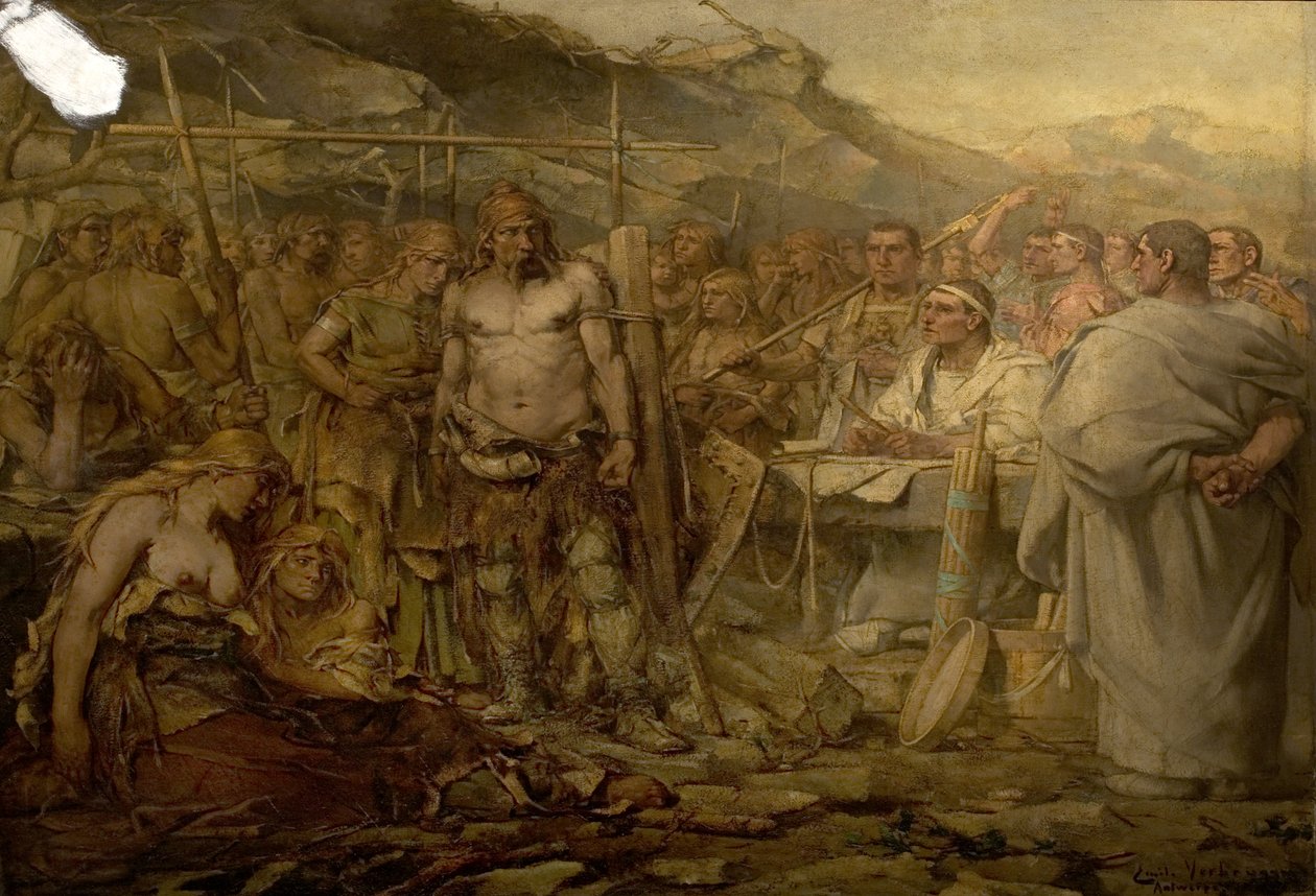 Jadran proplouvající pod jhem od Emile Verbrugge