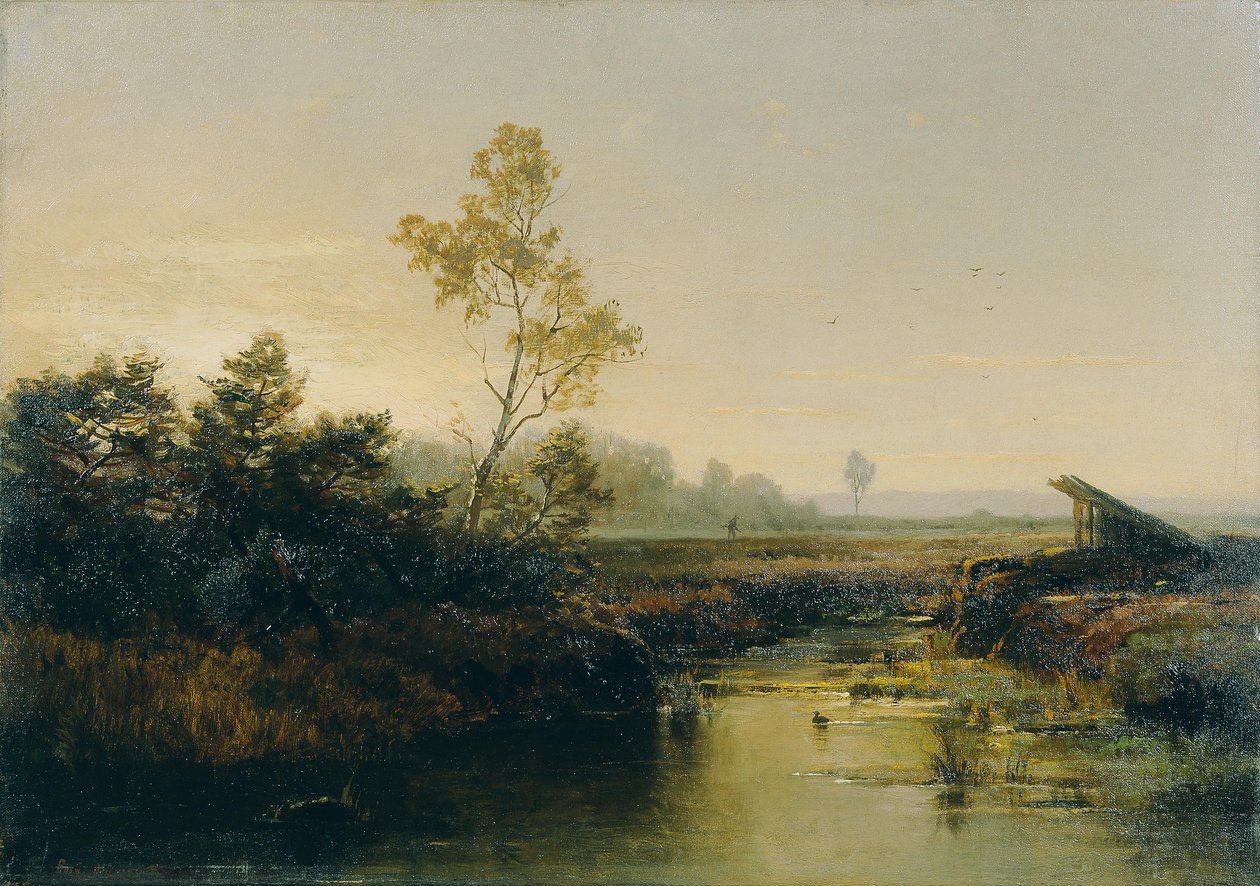 Moorlandschaft od Emilie Mediz Pelikan